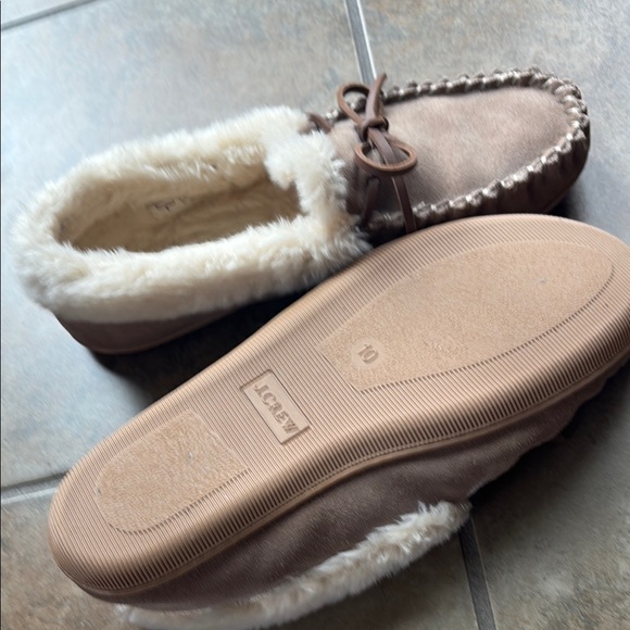 J. Crew Brown and Cream Women's Slippers - Picture 2 of 2